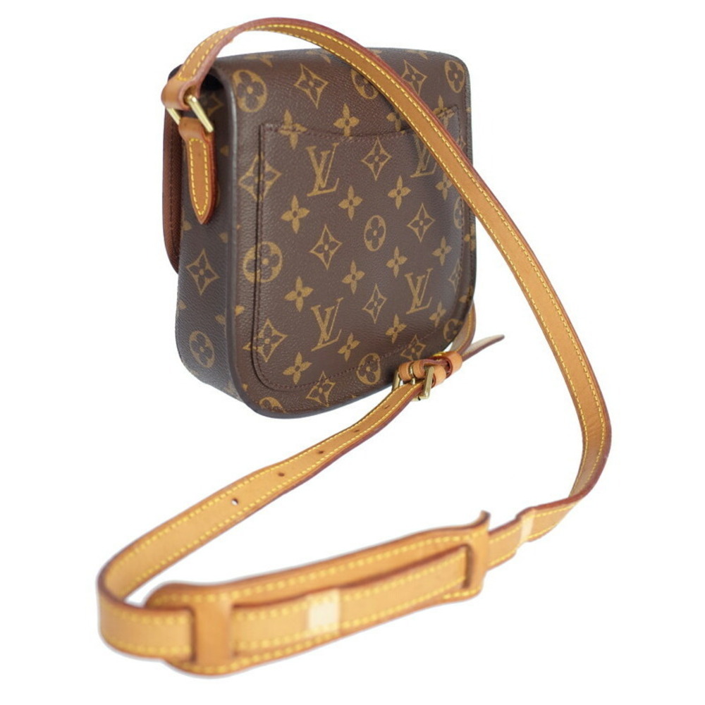 Louis Vuitton Monogram Shoulder Saint Leather Brown Bag Cloud
